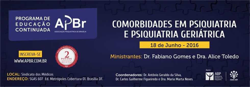 Programa de Educação Continuada APBr 2016 – MÓDULO 08 – Tema: Depressão e THB